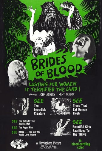 Poster for the movie "Brides of Blood"